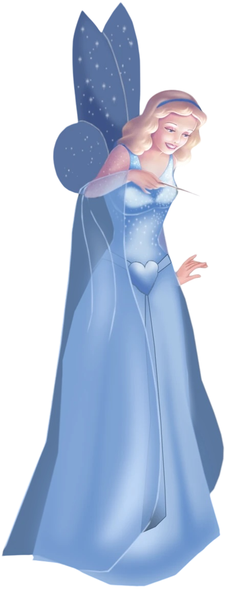 PNG Hada Azul - Blue Fairy - Disney Pinocho Blank Meme Template
