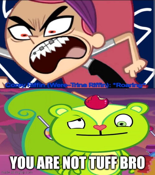 Ts ain't tuff bro | You are not tuff bro | image tagged in ts ain't tuff bro | made w/ Imgflip meme maker