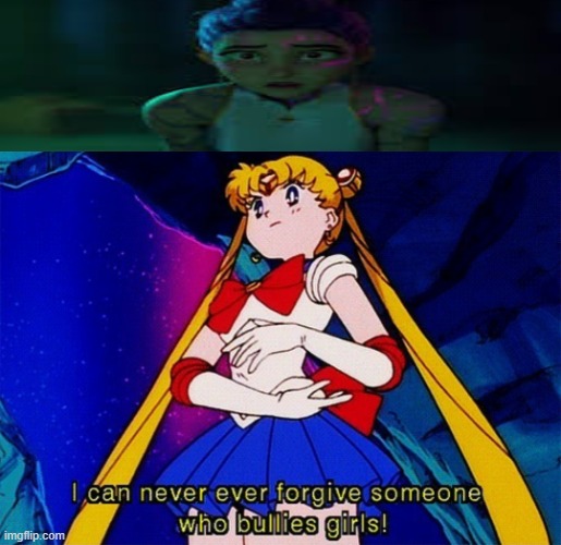 sailor moon meme | image tagged in sailor moon,anime,anime memes,defeat,conformity,usagi | made w/ Imgflip meme maker