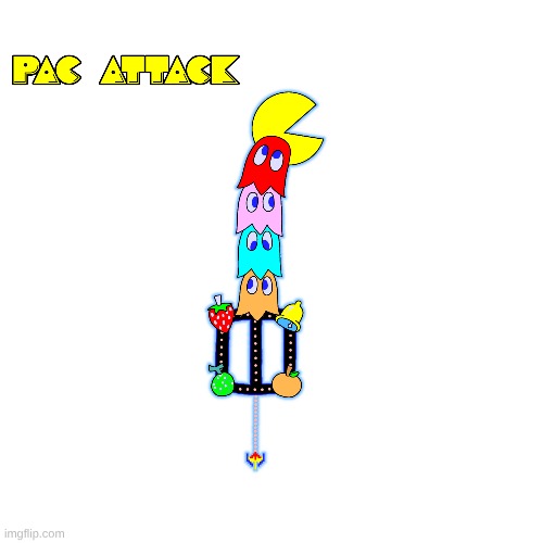 Fan-made Keyblade: Pac Attack | made w/ Imgflip meme maker