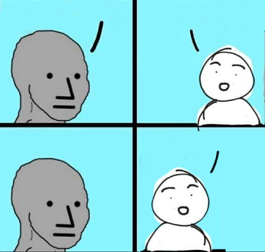 High Quality NPC Deprogramming Blank Meme Template