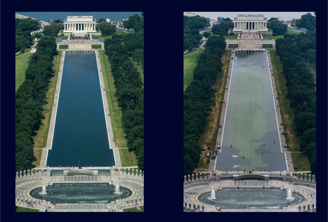 Reflecting Pool Blank Meme Template