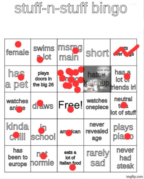 bingo | image tagged in bingo | made w/ Imgflip meme maker