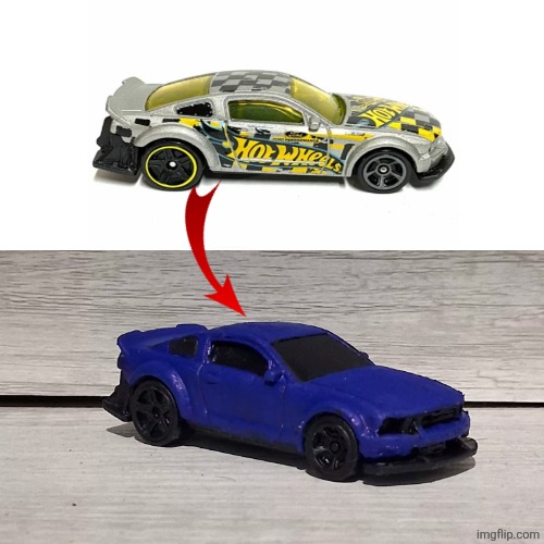New paint job for my hotwheels | image tagged in hotwheels,moding,cars | made w/ Imgflip meme maker