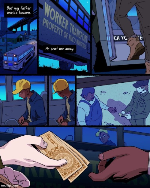 image tagged in father,abusive,bus,ride,money,cash | made w/ Imgflip meme maker
