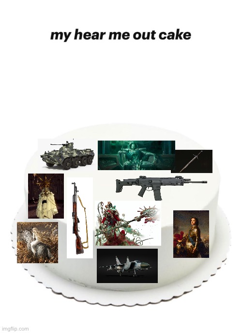 Hear Me Out cake | image tagged in hear me out cake | made w/ Imgflip meme maker
