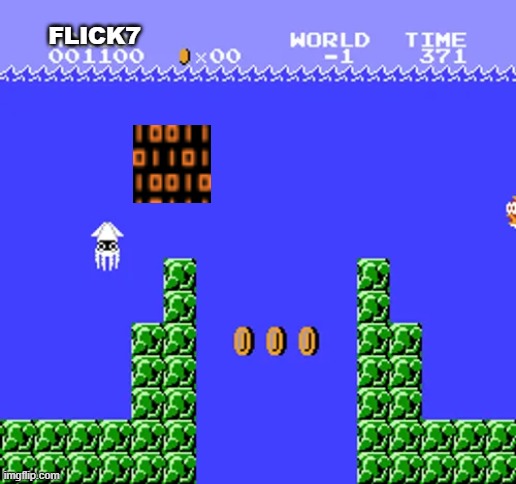 Minus World | flick7 | image tagged in minus world | made w/ Imgflip meme maker