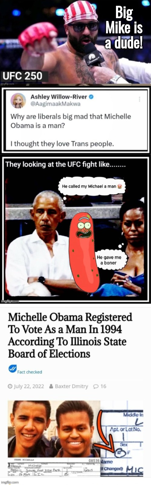 Big Mike is a dude! | image tagged in ufc 250 fighter | made w/ Imgflip meme maker