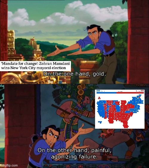 Failure of the American public to see that Trump is clearly a fascist | image tagged in road to el dorado gold and failure,mumdami,trump,mayor,president trump,idiocy | made w/ Imgflip meme maker