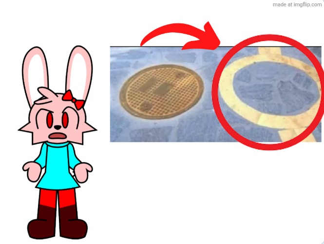 The yellow circle exists for a reason... | image tagged in furry,manhole,misplaced,reaction,why,you had one job | made w/ Imgflip meme maker