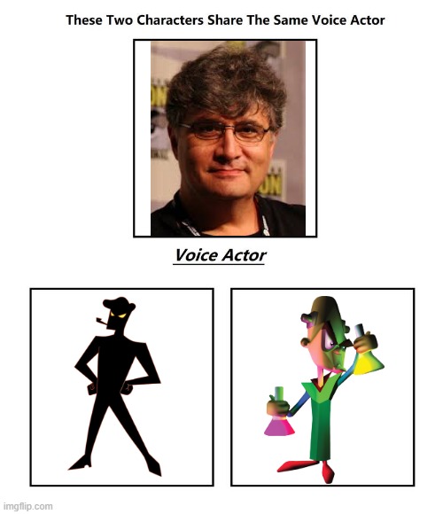 Maurice Lamarche | image tagged in same voice actor,maurice lamarche,codename kids next door,crash bandicoot,cartoon network,activision | made w/ Imgflip meme maker