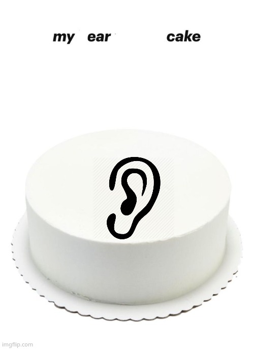 Hear Me Out cake | made w/ Imgflip meme maker