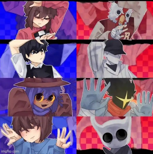 Blue vs Red | made w/ Imgflip meme maker