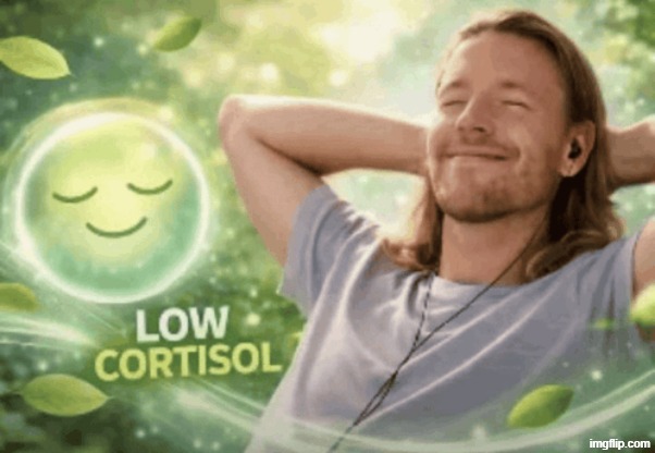 low cortisol | image tagged in low cortisol | made w/ Imgflip meme maker