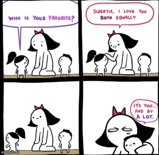 I love you both equally | image tagged in i love you both equally | made w/ Imgflip meme maker