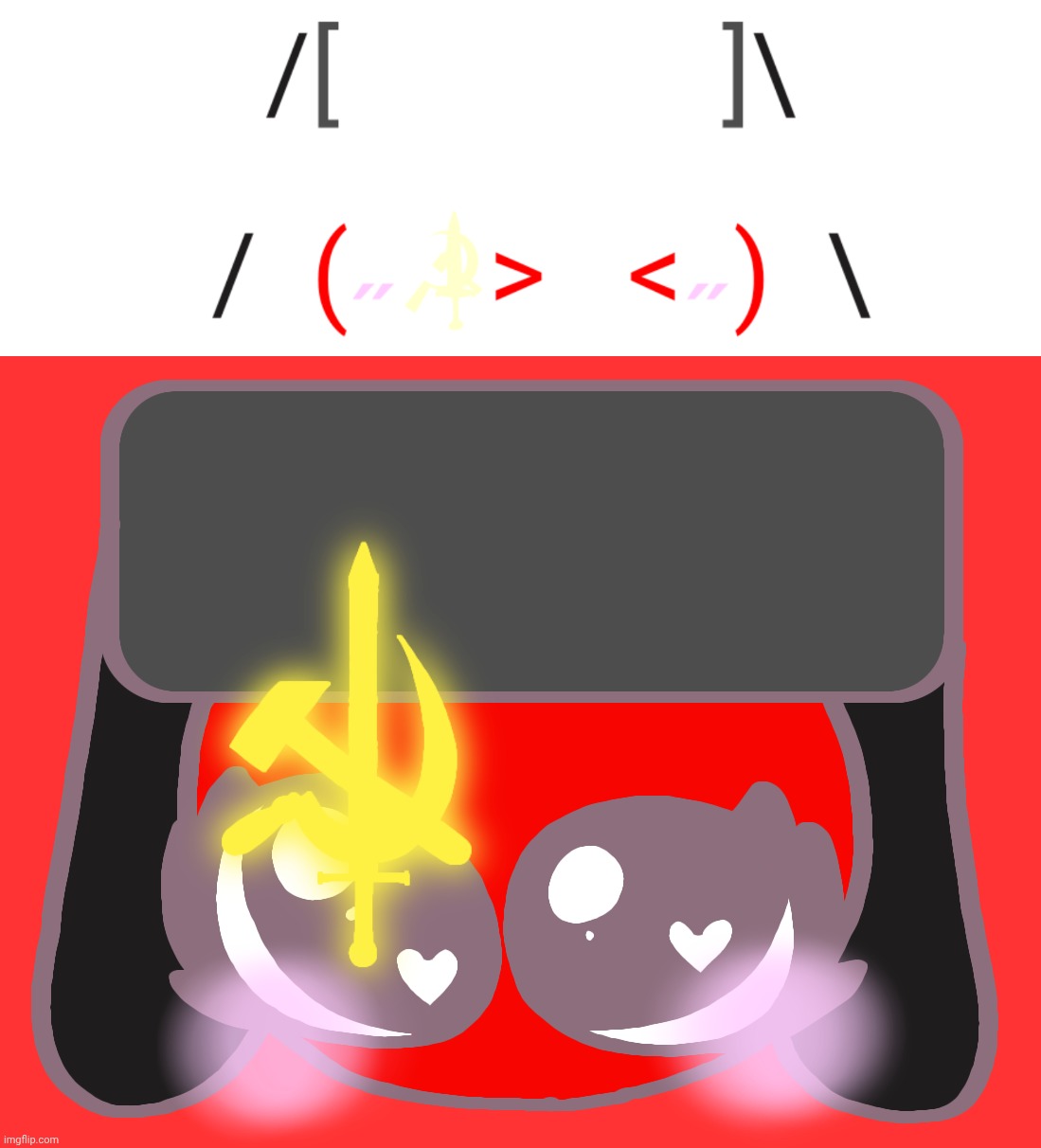 FSSR is so kawaii! (⸝⸝>w<⸝⸝) | image tagged in kawaii fssr _20260622130853 png,countryballs,fyp,cute,fssr,fun | made w/ Imgflip meme maker
