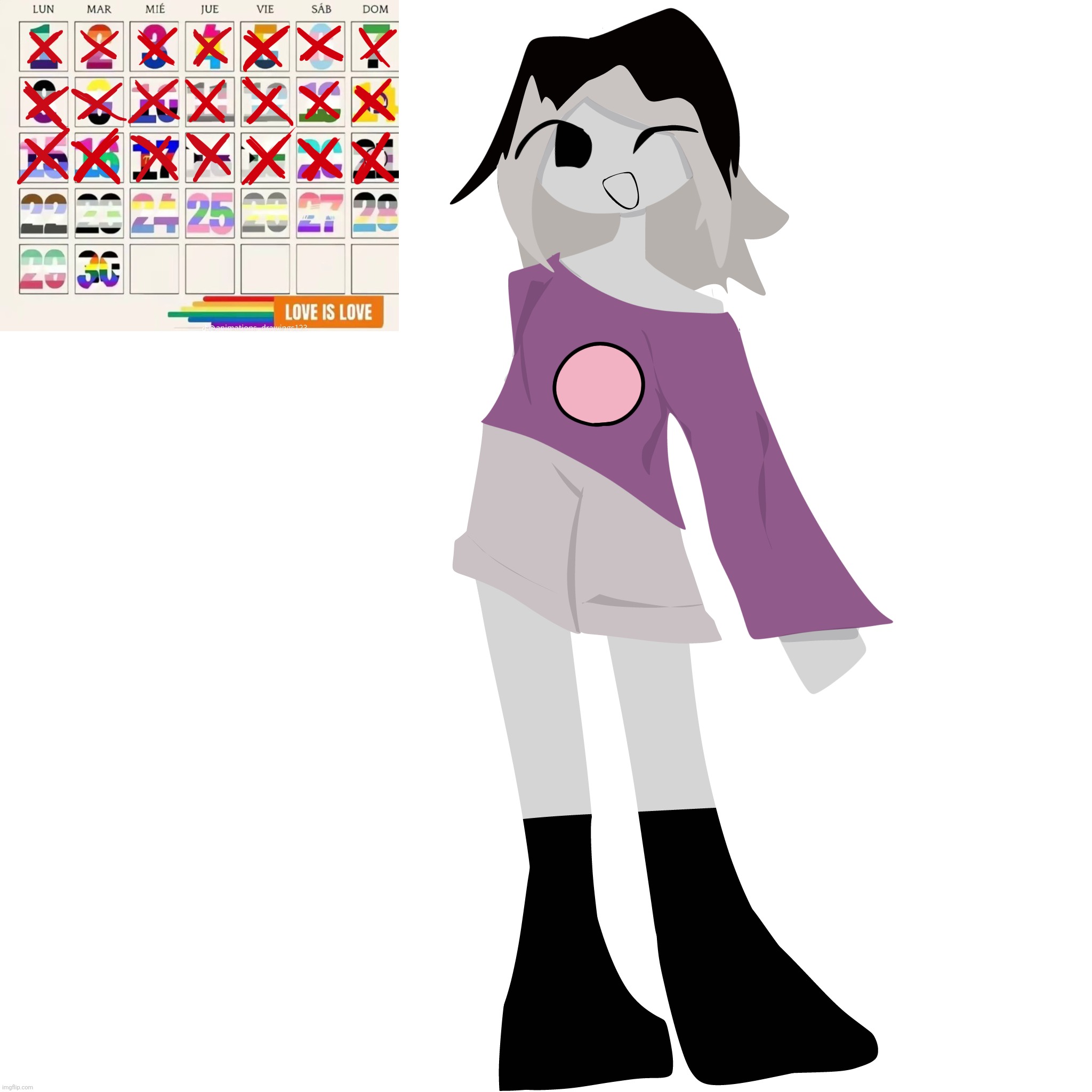 pride doodles day 21; yay aspec flag! | made w/ Imgflip meme maker