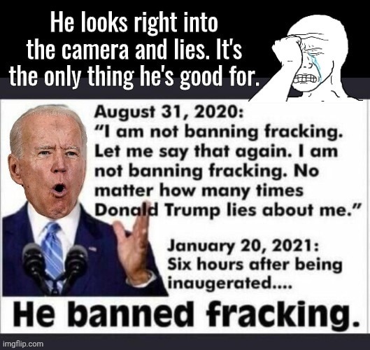 Geritol Joe banned fracking | image tagged in geritol joe banned fracking | made w/ Imgflip meme maker