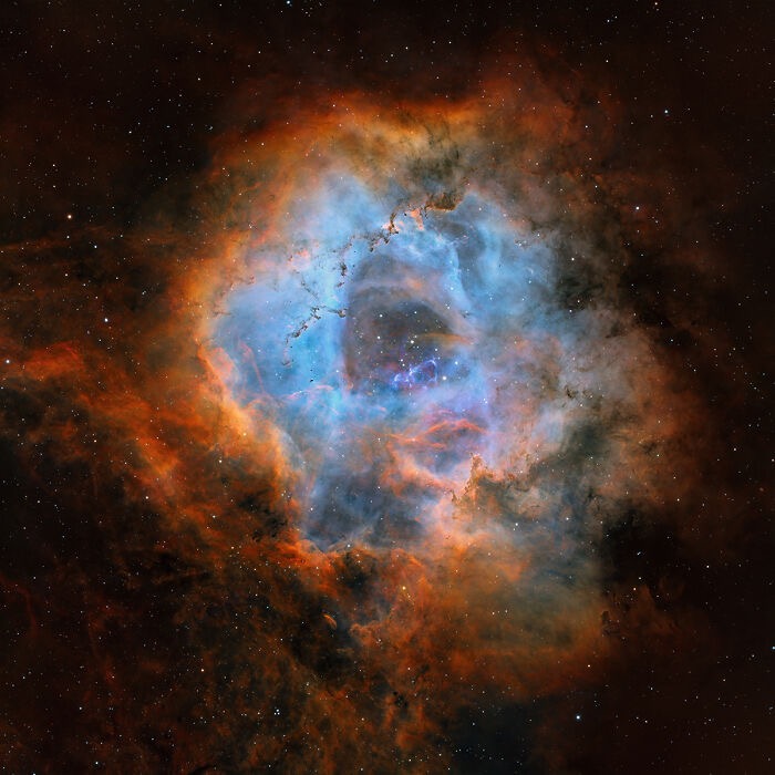 “Rosette Nebula” Photo credit: Michał Kasperczyk | image tagged in photography | made w/ Imgflip meme maker