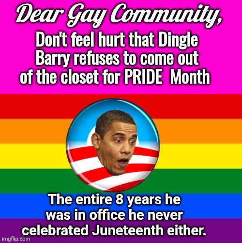 Dingle Barry never celebrated Juneteenth either | image tagged in dingle barry never celebrated juneteenth either | made w/ Imgflip meme maker