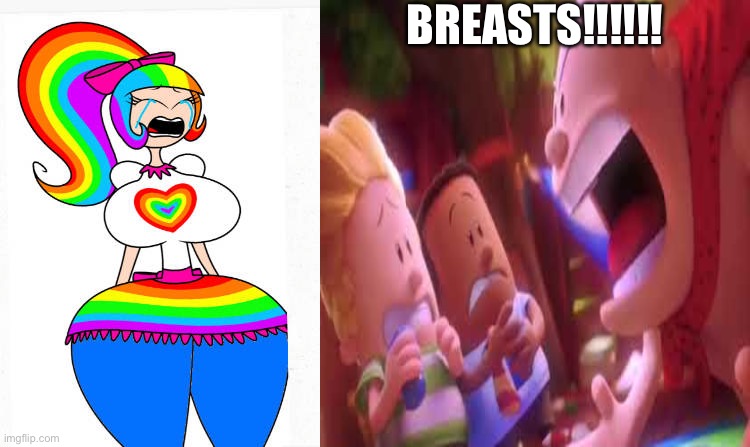 WHAT | BREASTS!!!!!! | image tagged in ruin this fill in meme 84,breasts,captain underpants,captain underpants scream,captain underpants screaming breasts,funni | made w/ Imgflip meme maker