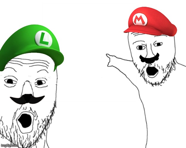 Pointing Mario & Luigi | image tagged in pointing mario luigi | made w/ Imgflip meme maker