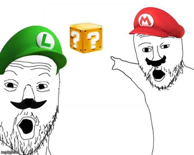 Pointing Mario & Luigi | image tagged in pointing mario luigi | made w/ Imgflip meme maker