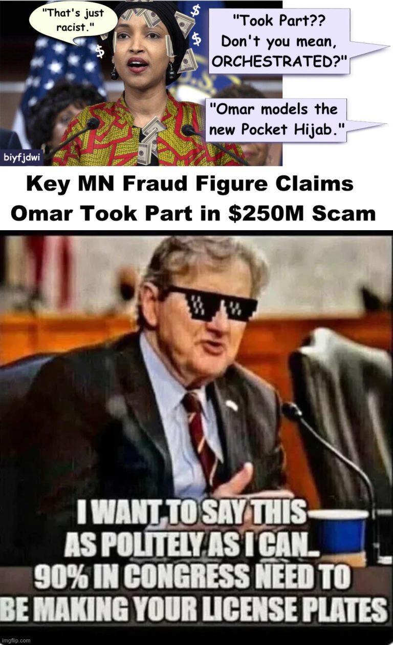Senator Kennedy is right. | image tagged in prosecute,congressional fraud | made w/ Imgflip meme maker