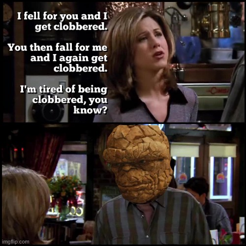Rachel and the Thing | image tagged in the thing | made w/ Imgflip meme maker