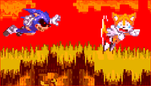 High Quality Tails Getting Chased Blank Meme Template