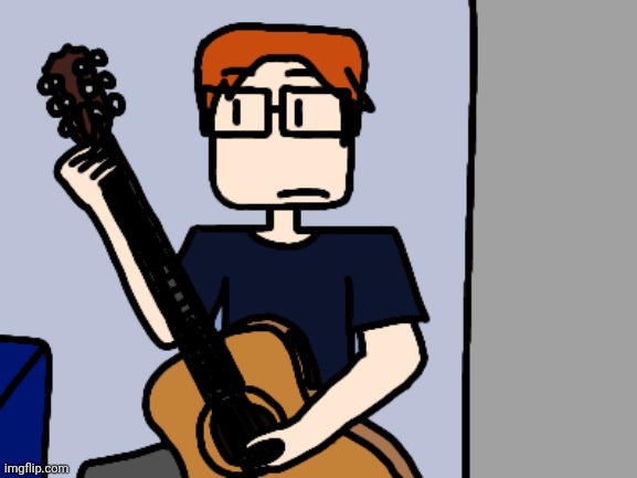 MC playing guitar (i don't know how to draw the correct pose) | image tagged in mc,moscovio may,comics,guitar,moscovio | made w/ Imgflip meme maker