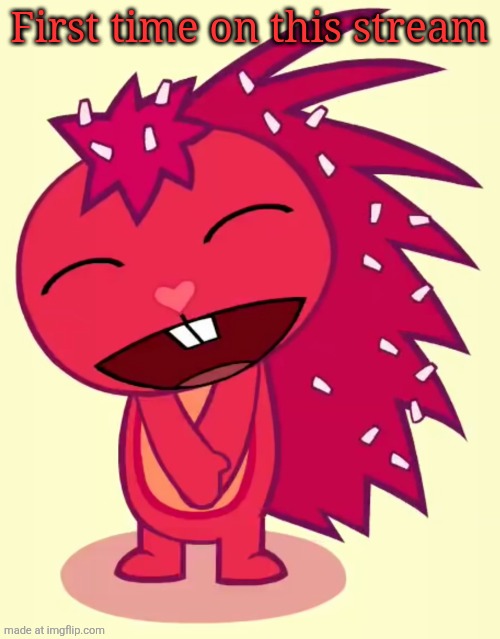 Happy Flaky (HTF) | First time on this stream | image tagged in happy flaky htf,flaky | made w/ Imgflip meme maker