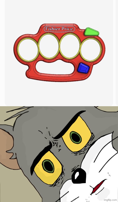 Are’nt those for kids? | image tagged in memes,unsettled tom,fisher price knuckles | made w/ Imgflip meme maker