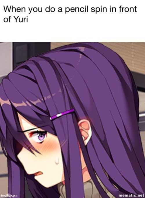 >>>>image>>>> <<<<<<title<<<<< | image tagged in memes,funny,yuri,pencil | made w/ Imgflip meme maker