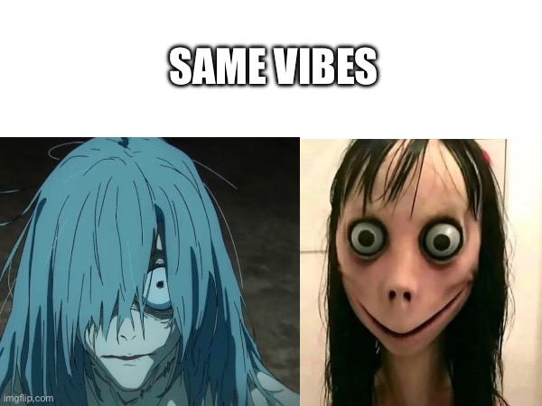 Creative title here | Same vibes | image tagged in jjk,mahito | made w/ Imgflip meme maker