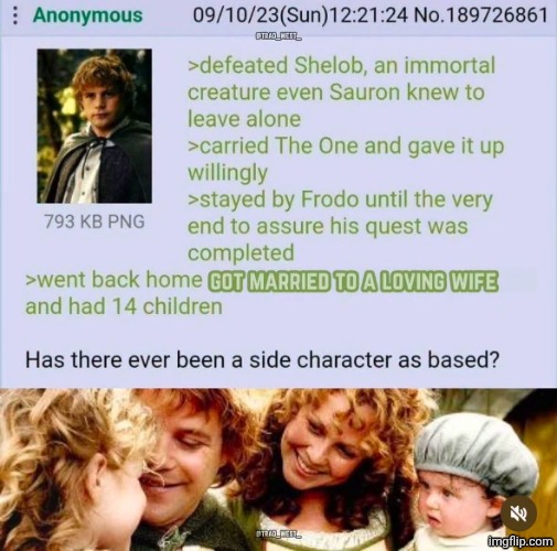 The most based character ever written | made w/ Imgflip meme maker