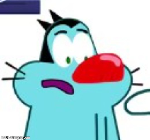 Concerned Oggy | image tagged in concerned oggy | made w/ Imgflip meme maker
