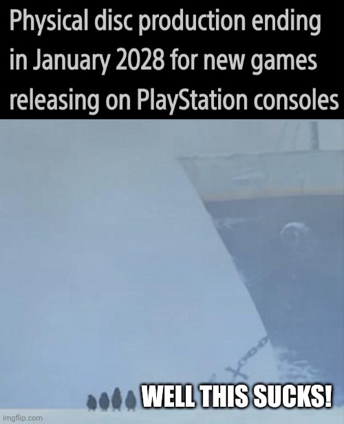 "Unexpected this is, and unfortunate" | Well this sucks! | image tagged in well this sucks,memes,funny,playstation,penguins of madagascar,sad but true | made w/ Imgflip meme maker