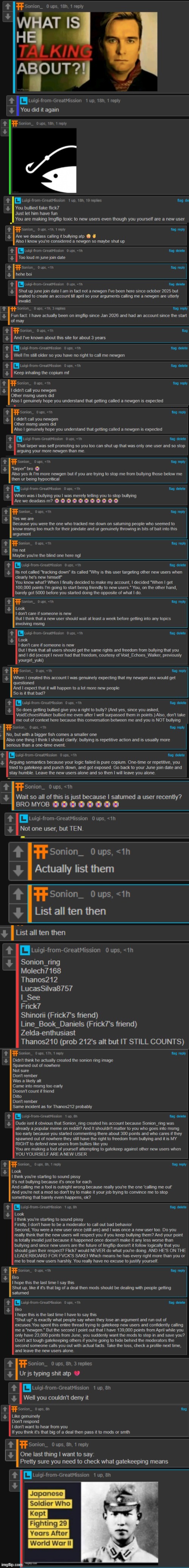RPG's with Luigi: Decide who's right | image tagged in larp war | made w/ Imgflip meme maker