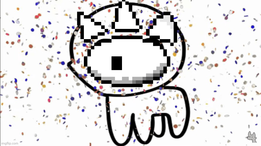 yippie confetti | image tagged in yippie confetti | made w/ Imgflip meme maker