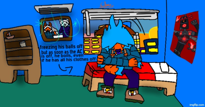 This is how summer feels to someone who is temperature sensitive | image tagged in summer,gebrix | made w/ Imgflip meme maker