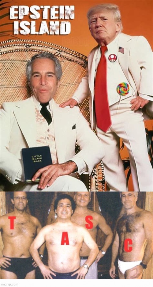 Epstein Island Welcomes Eugenie's Anti-Slavery Collective | image tagged in hypocrisy,enablers,profiteers | made w/ Imgflip meme maker