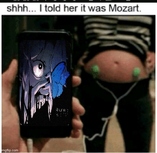 Mozart | image tagged in mozart,i hate gorillaz | made w/ Imgflip meme maker