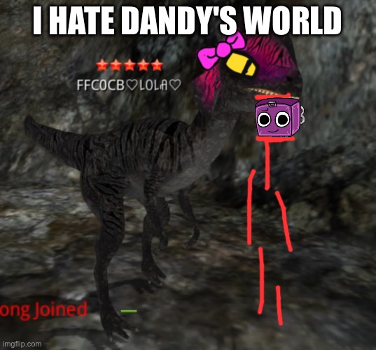 Lola Hates Dandy's world | I hate Dandy's World | image tagged in lola,dandy's world,anti dandy's world,anti cringe | made w/ Imgflip meme maker