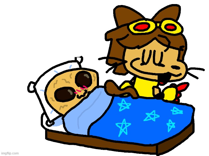 fuck nah ts google chrome deleted all of my pages | image tagged in simp getting tucked in by kit | made w/ Imgflip meme maker
