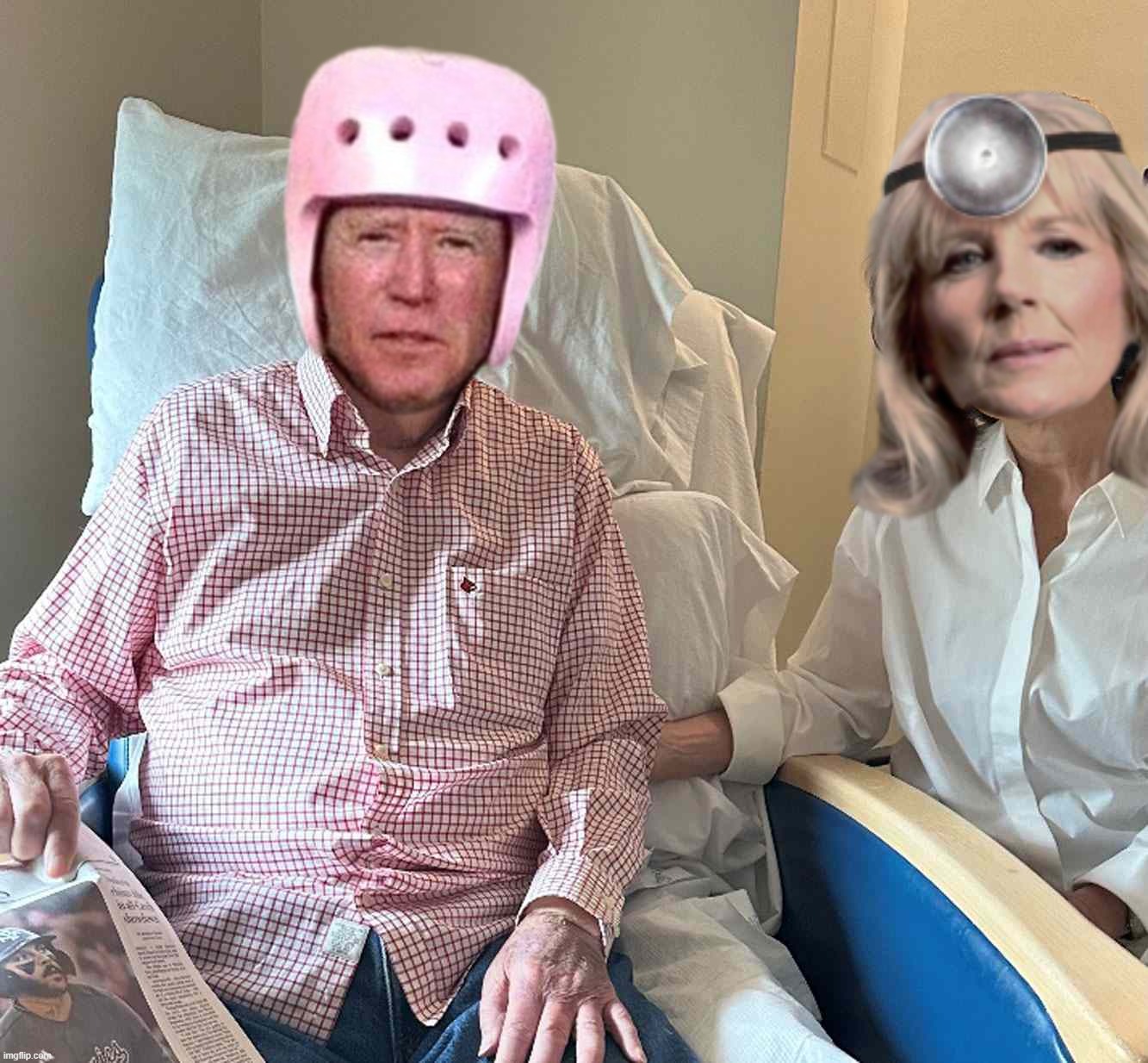 Getting the best of care | image tagged in biden mcconnell bed meme | made w/ Imgflip meme maker