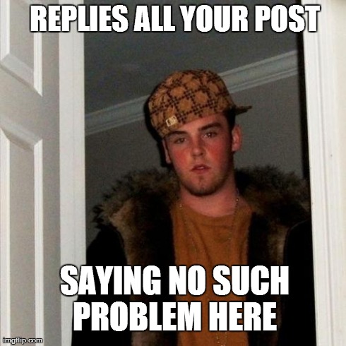 Scumbag Steve | REPLIES ALL YOUR POST SAYING NO SUCH PROBLEM HERE | image tagged in memes,scumbag steve | made w/ Imgflip meme maker