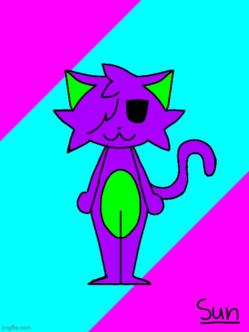 Art of my sona, brandon | made w/ Imgflip meme maker