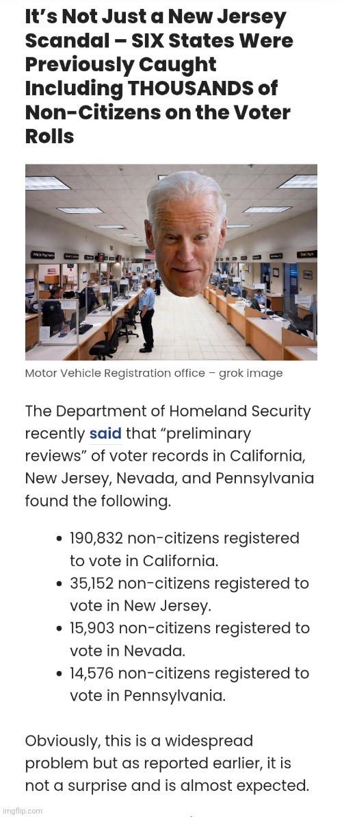 Proof of Demorhhoid vote fraud | image tagged in screenshot_20260723_232928_chrome jpg,democrat,voter fraud | made w/ Imgflip meme maker