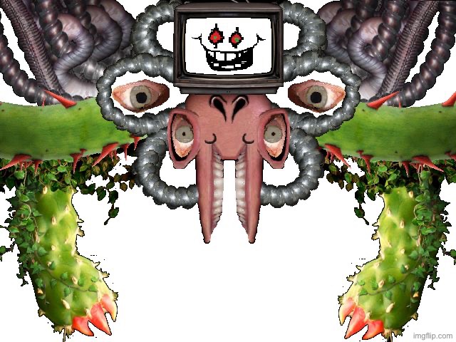 Omega Flowey | image tagged in omega flowey | made w/ Imgflip meme maker
